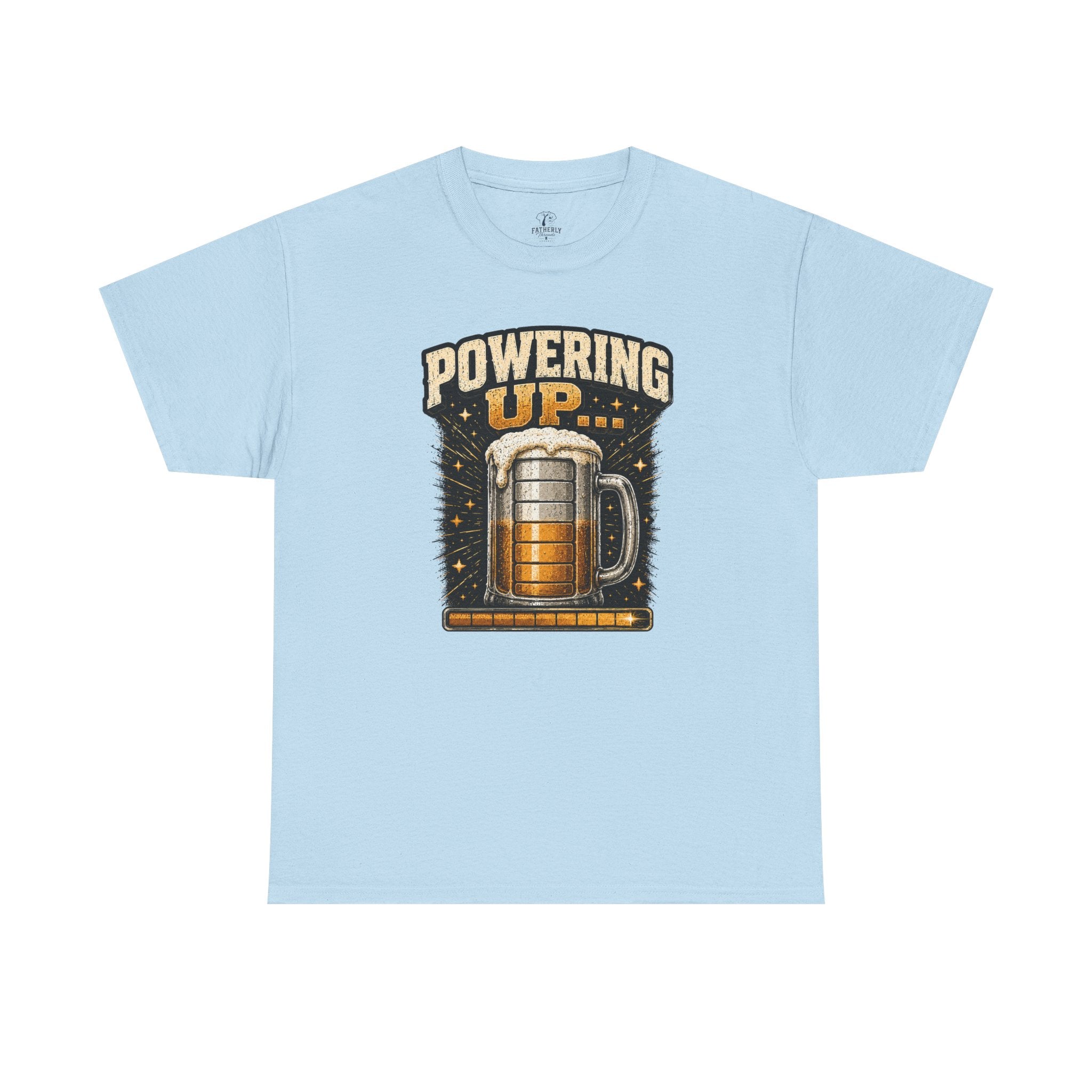 Powering Up Beer Mug T‑Shirt