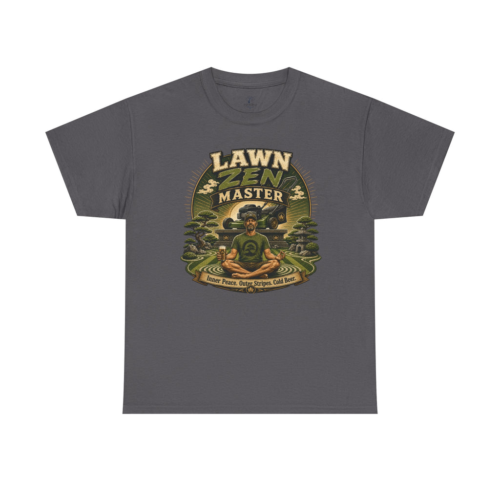 Lawn Zen Master T-Shirt – Gardening Humor Tee