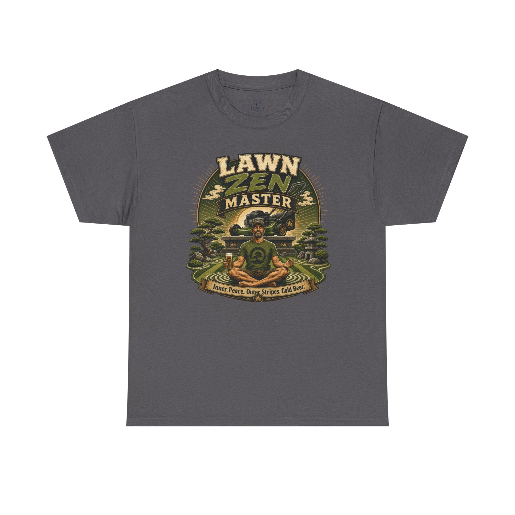 Lawn Zen Master T-Shirt – Gardening Humor Tee