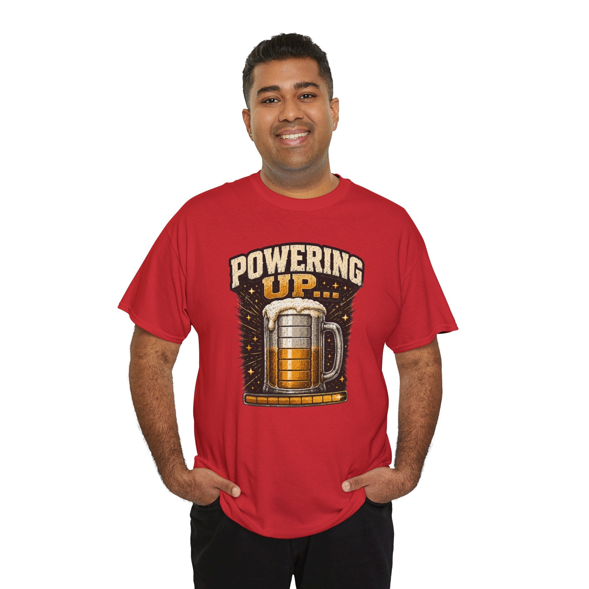 Powering Up Beer Mug T‑Shirt