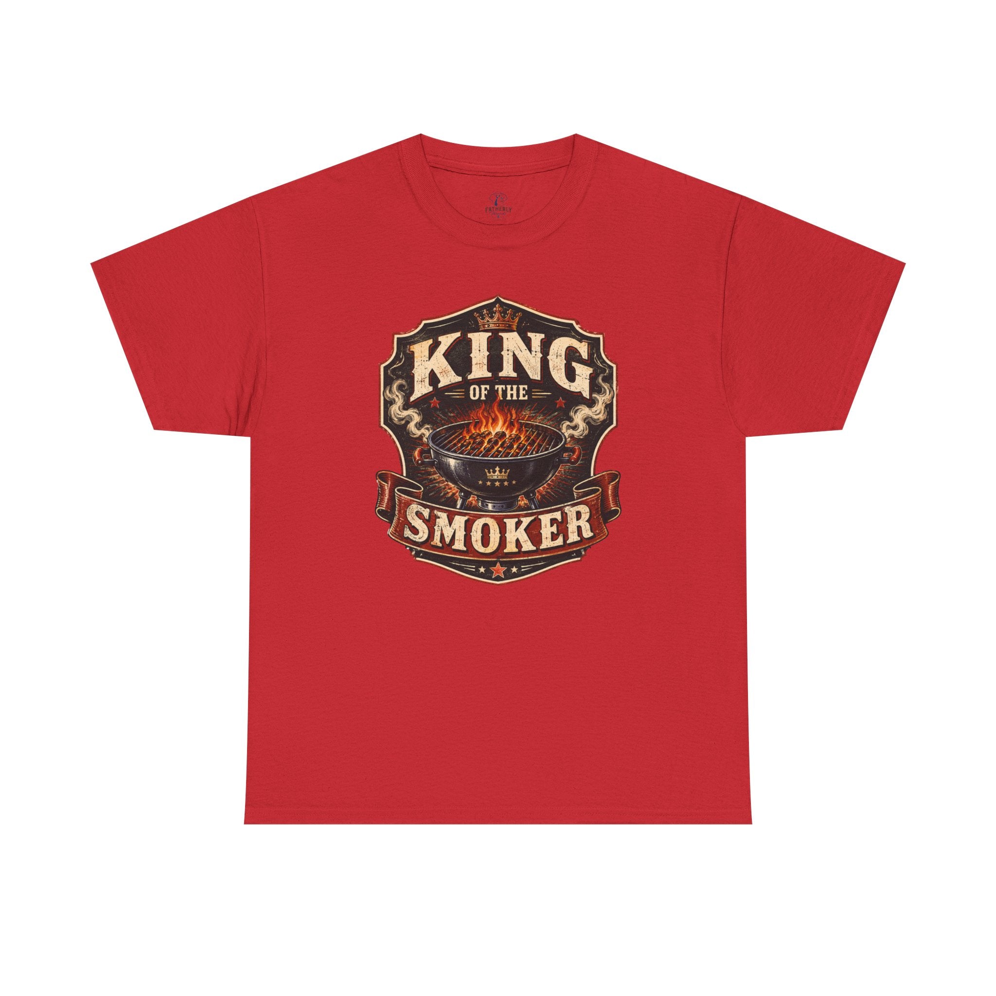 King of the Smoker TShirt  BBQ Grill Master Graphic Tee
