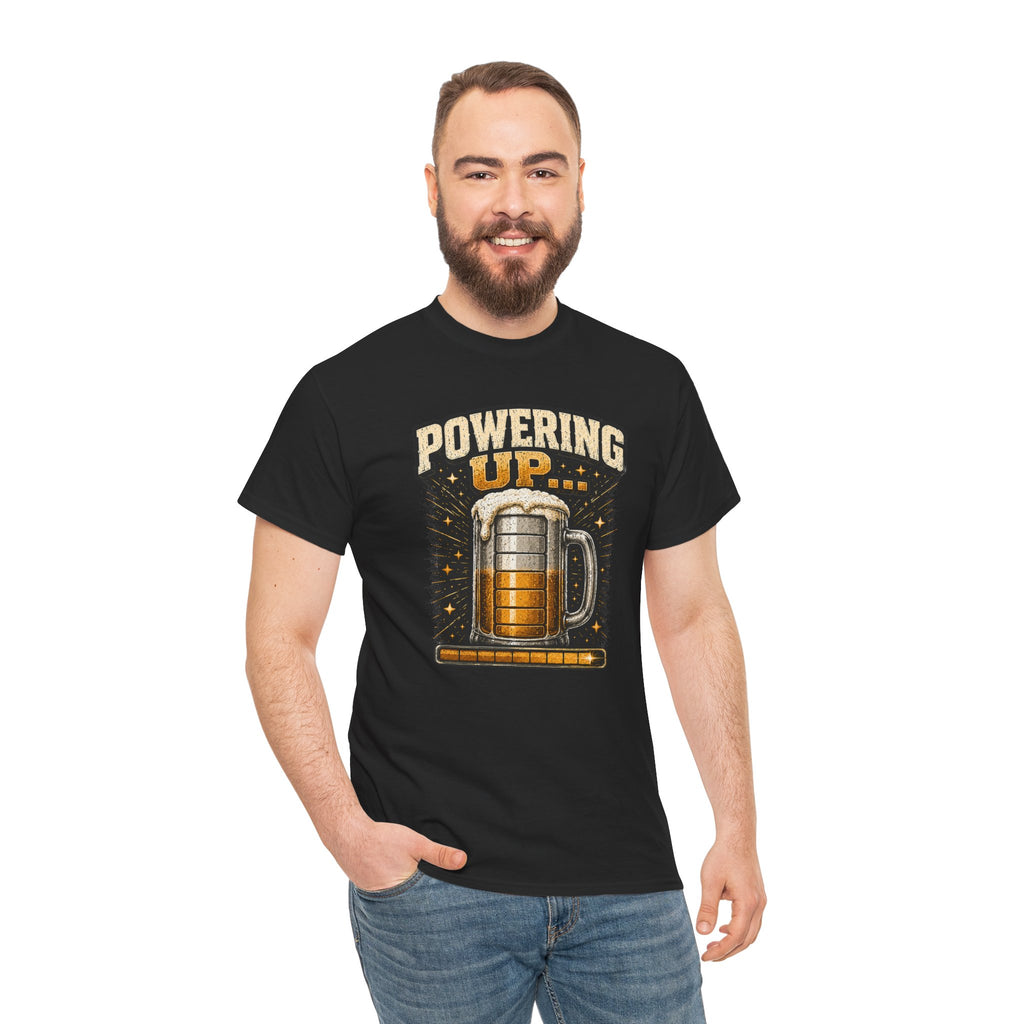 Powering Up Beer Mug T‑Shirt