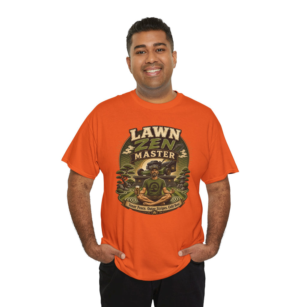 Lawn Zen Master T-Shirt – Gardening Humor Tee