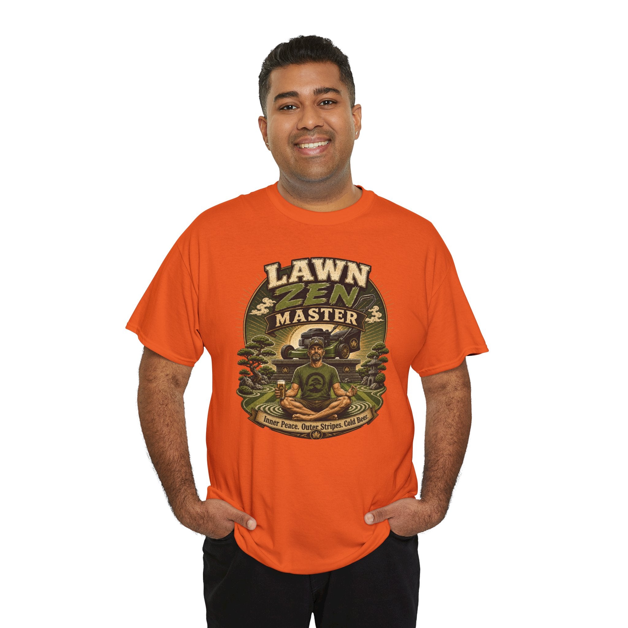 Lawn Zen Master T-Shirt – Gardening Humor Tee