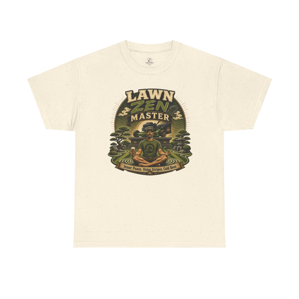 Lawn Zen Master T-Shirt – Gardening Humor Tee