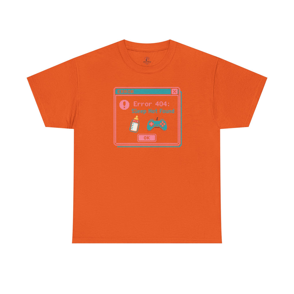 Error 404 "Sleep Not Found" Tee Cute Gamer Vaporwave Graphic TShirt