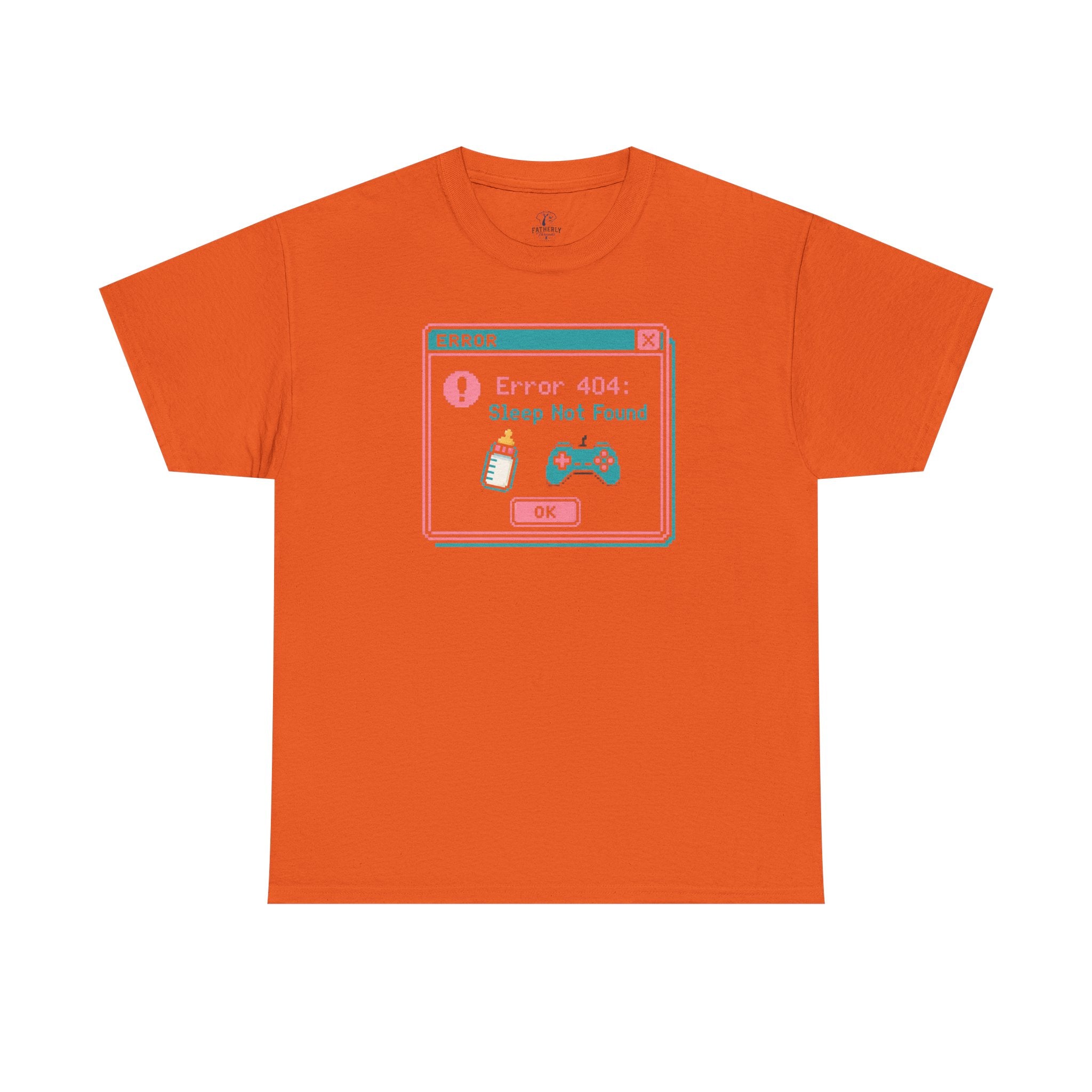 Error 404 "Sleep Not Found" Tee Cute Gamer Vaporwave Graphic TShirt
