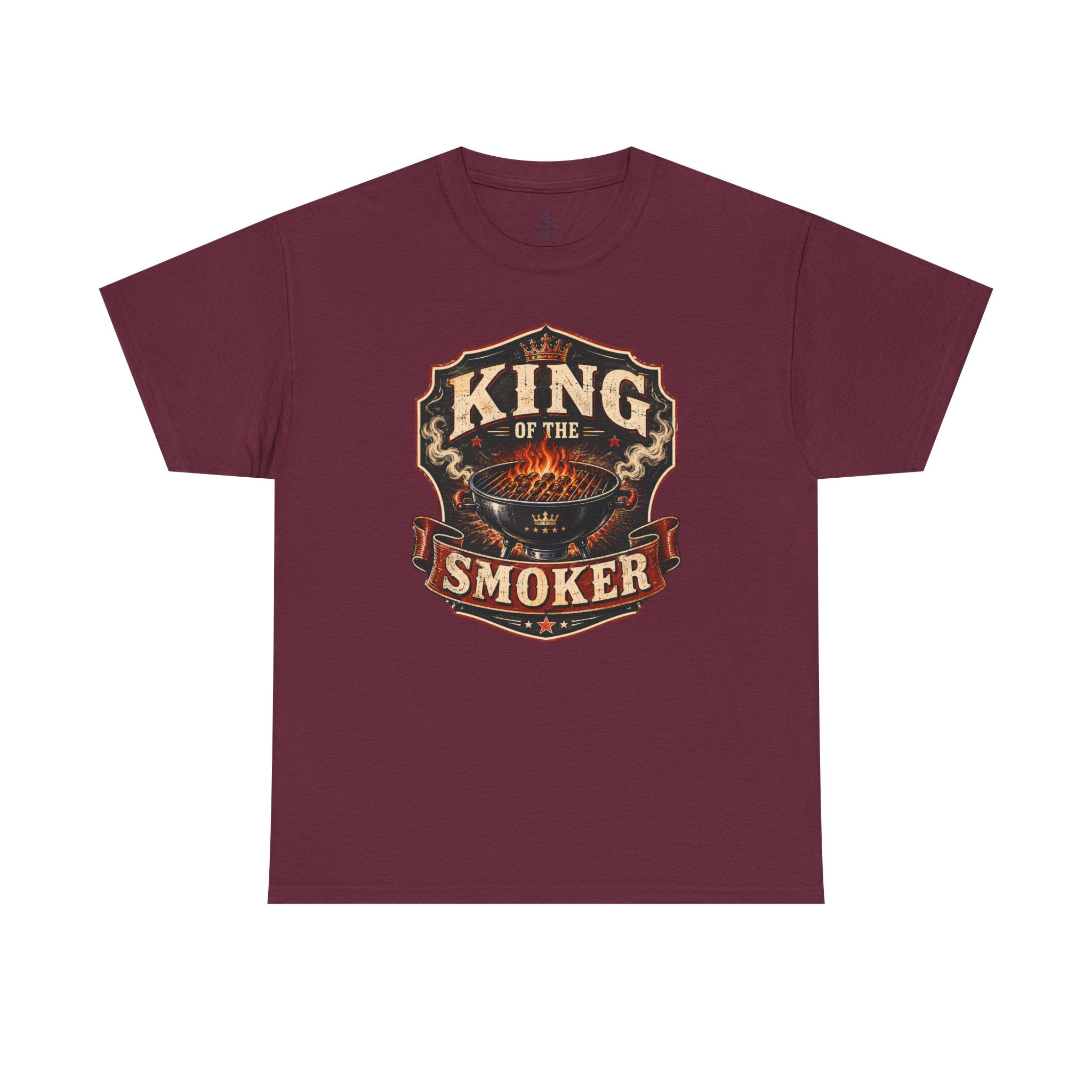 King of the Smoker TShirt  BBQ Grill Master Graphic Tee