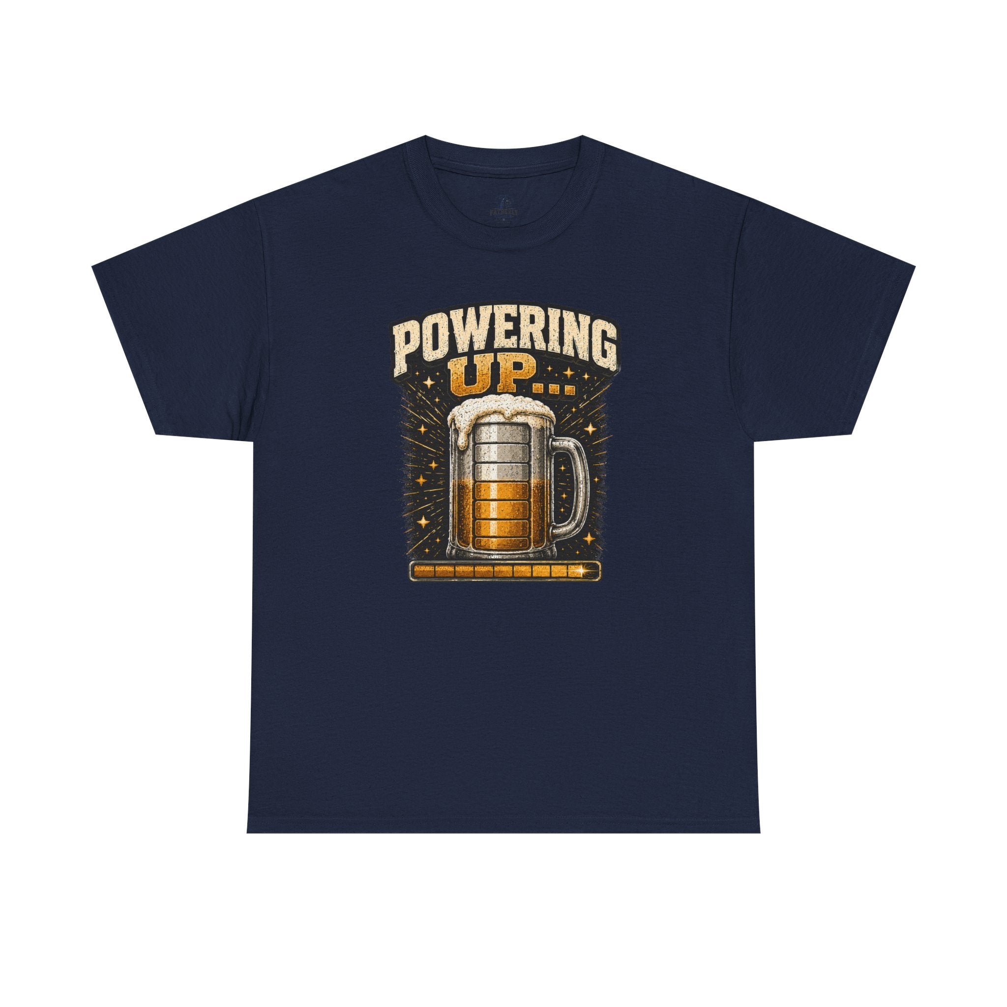 Powering Up Beer Mug T‑Shirt