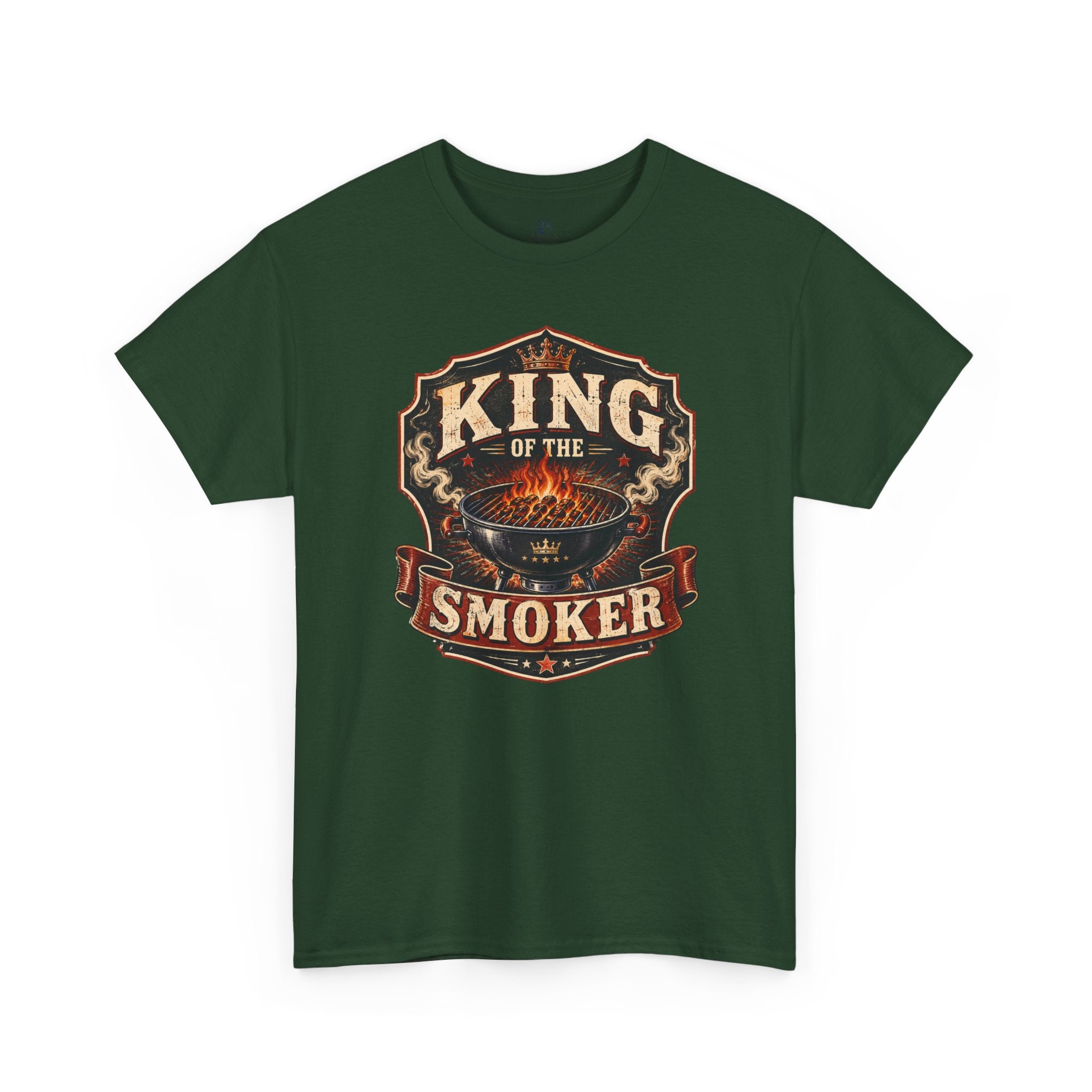 King of the Smoker TShirt  BBQ Grill Master Graphic Tee