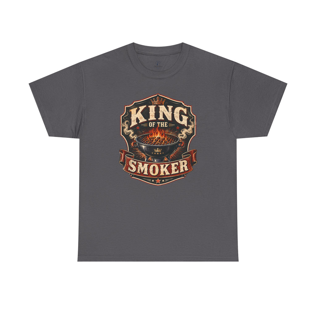 King of the Smoker TShirt  BBQ Grill Master Graphic Tee