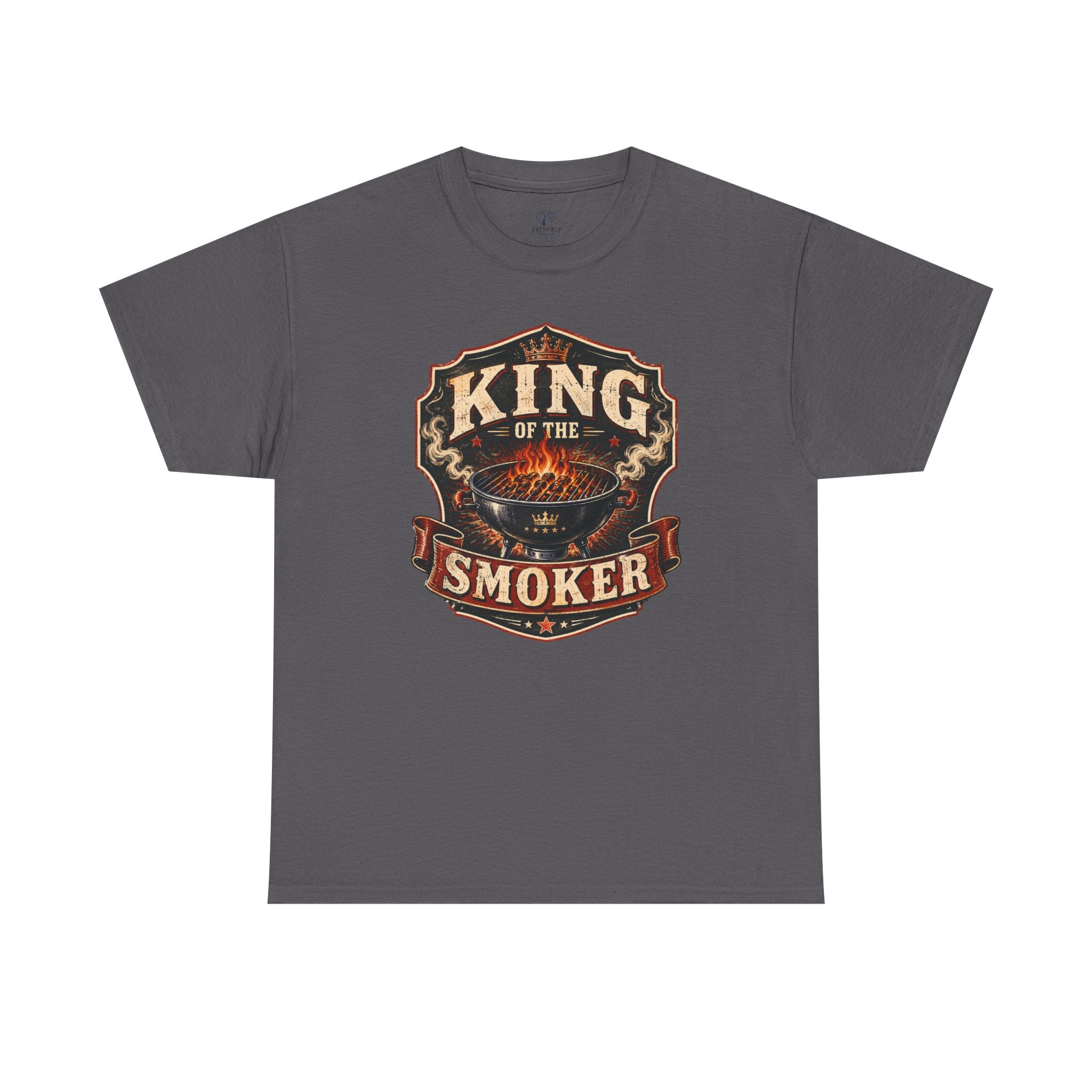 King of the Smoker TShirt  BBQ Grill Master Graphic Tee