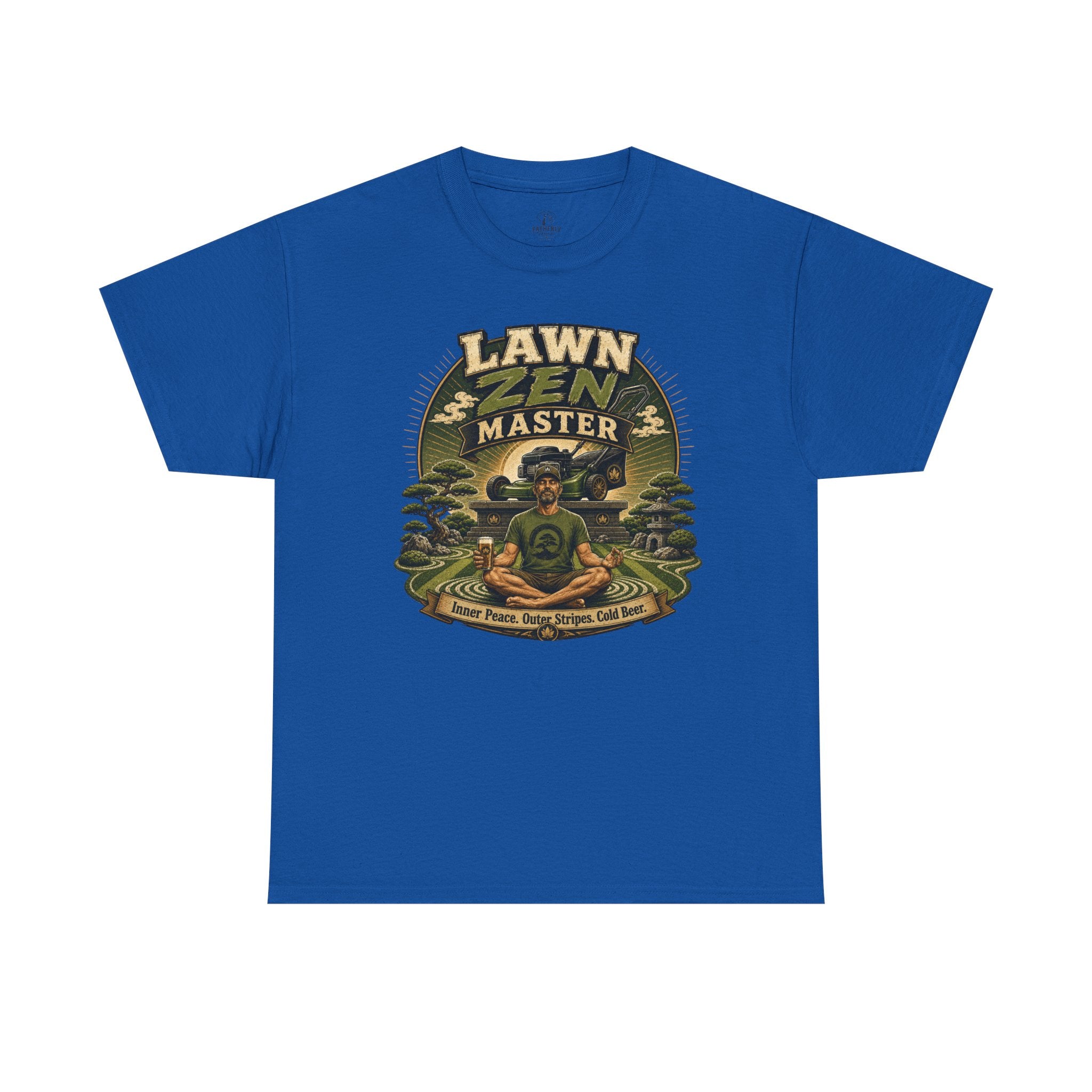 Lawn Zen Master T-Shirt – Gardening Humor Tee