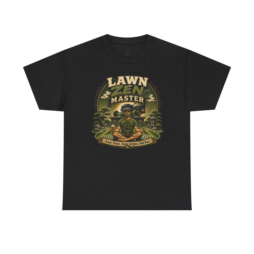 Lawn Zen Master T-Shirt – Gardening Humor Tee