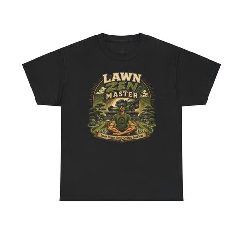 Lawn Zen Master T-Shirt – Gardening Humor Tee