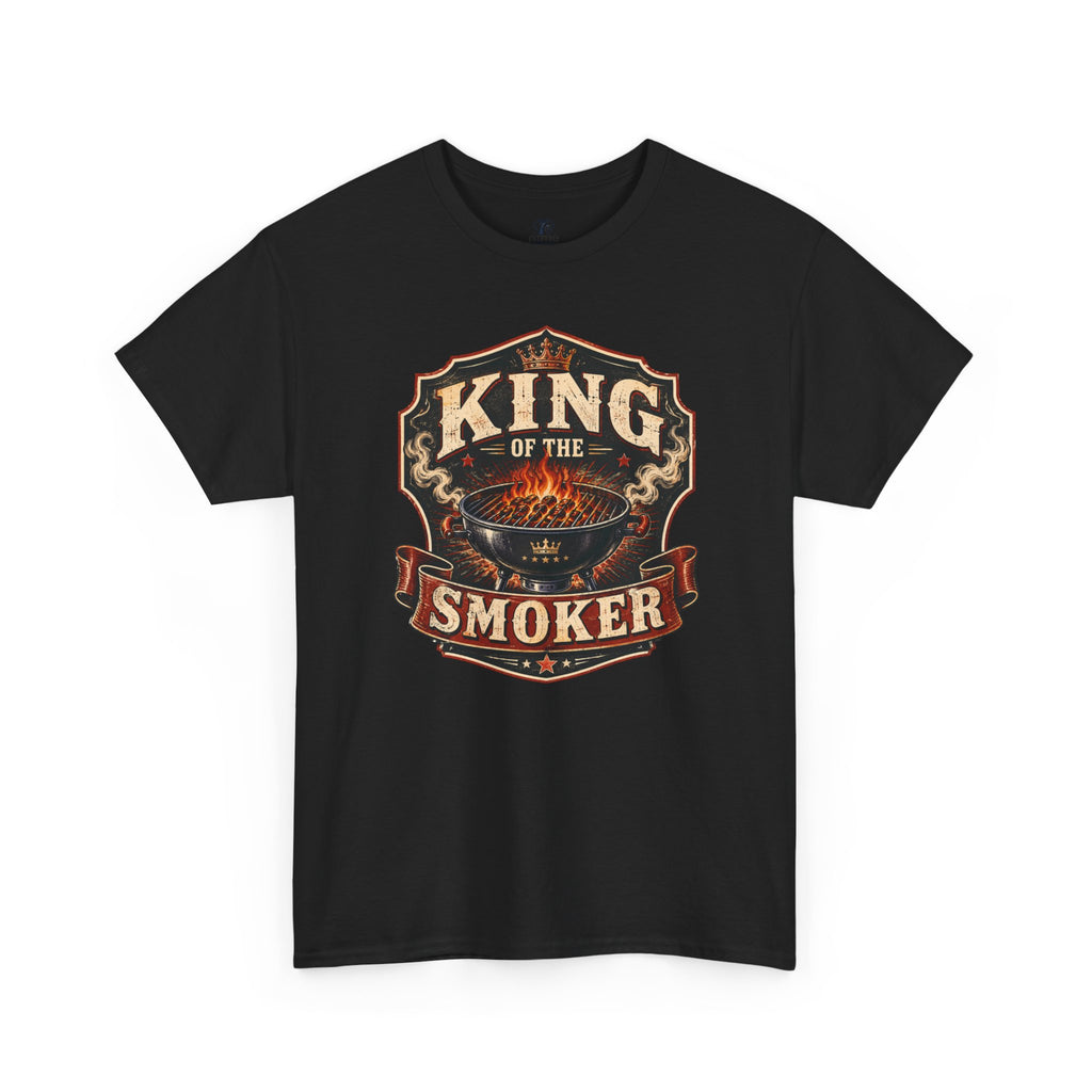 King of the Smoker TShirt  BBQ Grill Master Graphic Tee