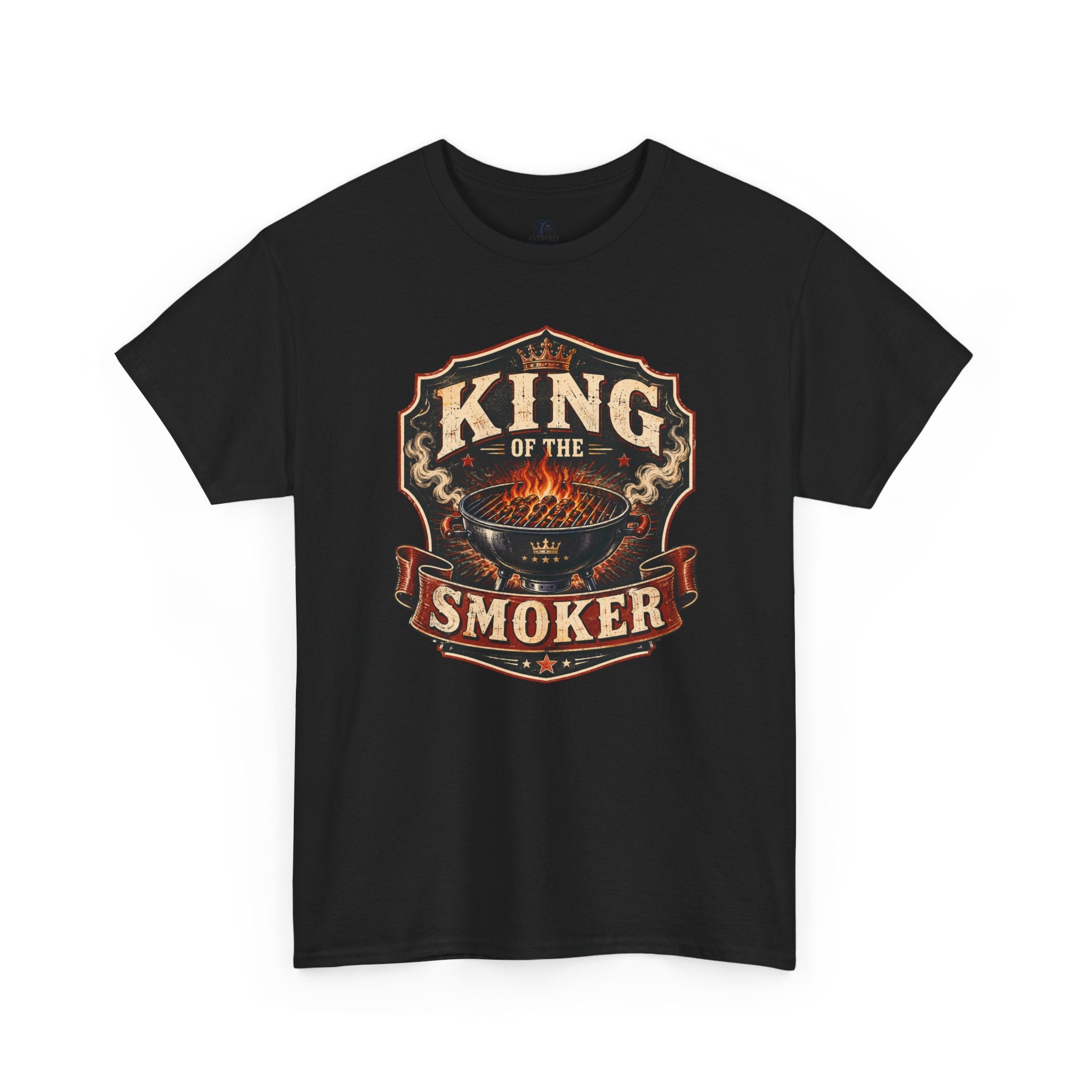 King of the Smoker TShirt  BBQ Grill Master Graphic Tee