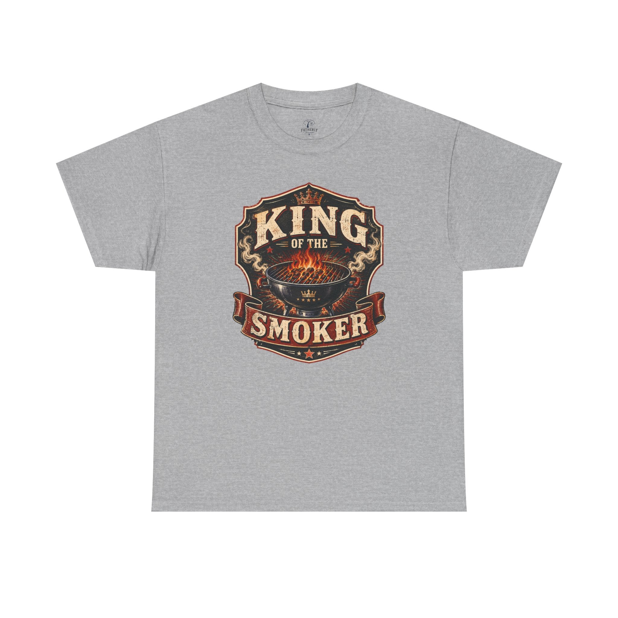 King of the Smoker TShirt  BBQ Grill Master Graphic Tee