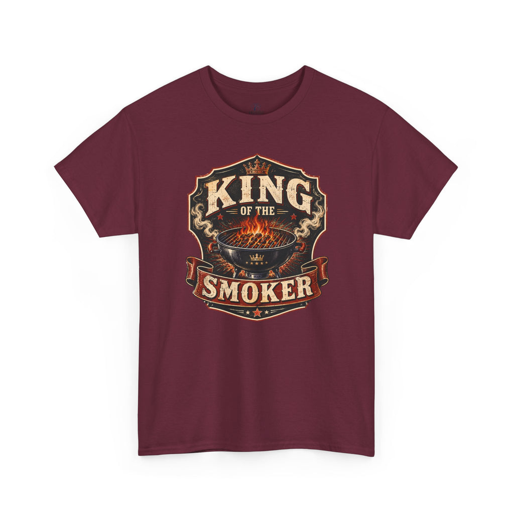 King of the Smoker TShirt  BBQ Grill Master Graphic Tee