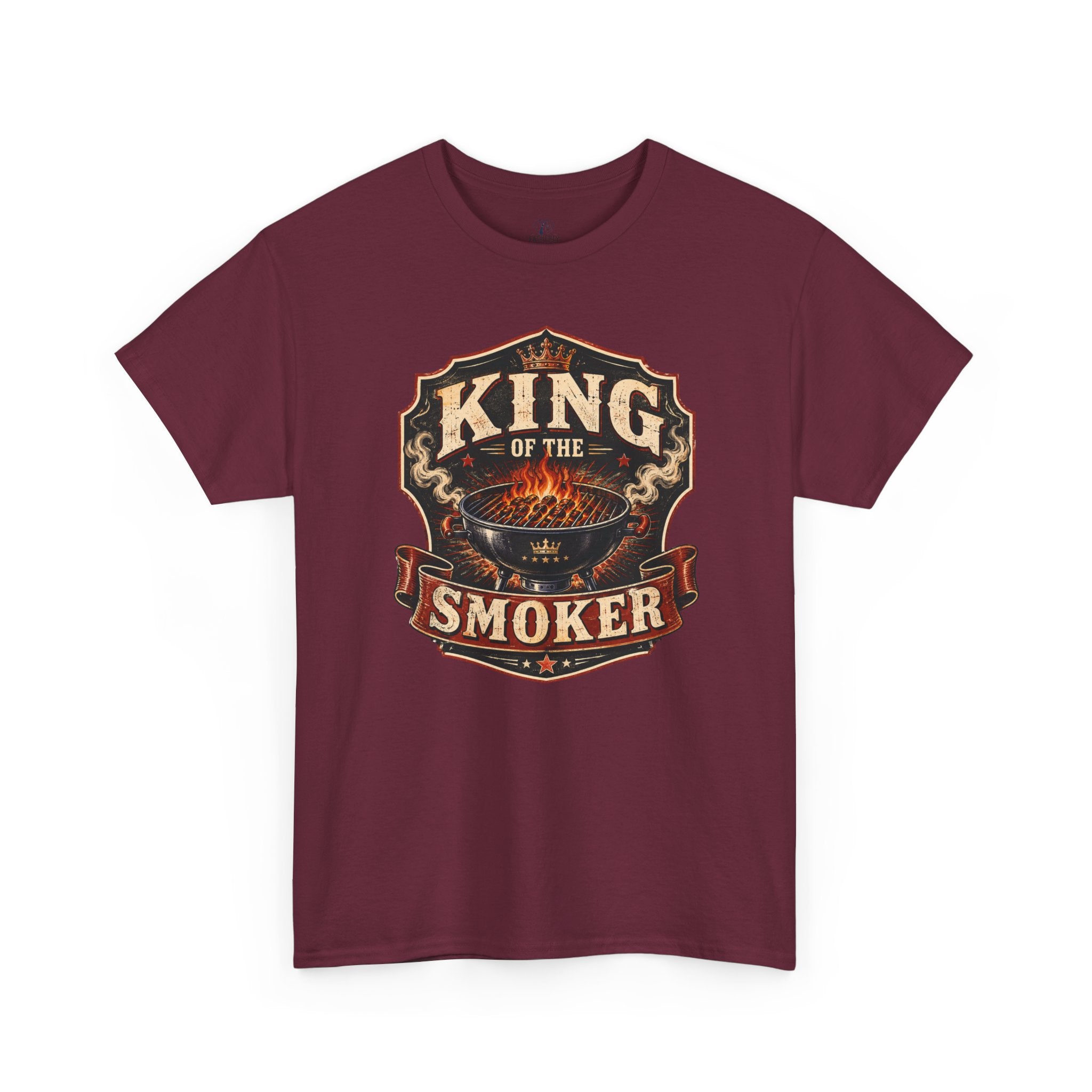 King of the Smoker TShirt  BBQ Grill Master Graphic Tee
