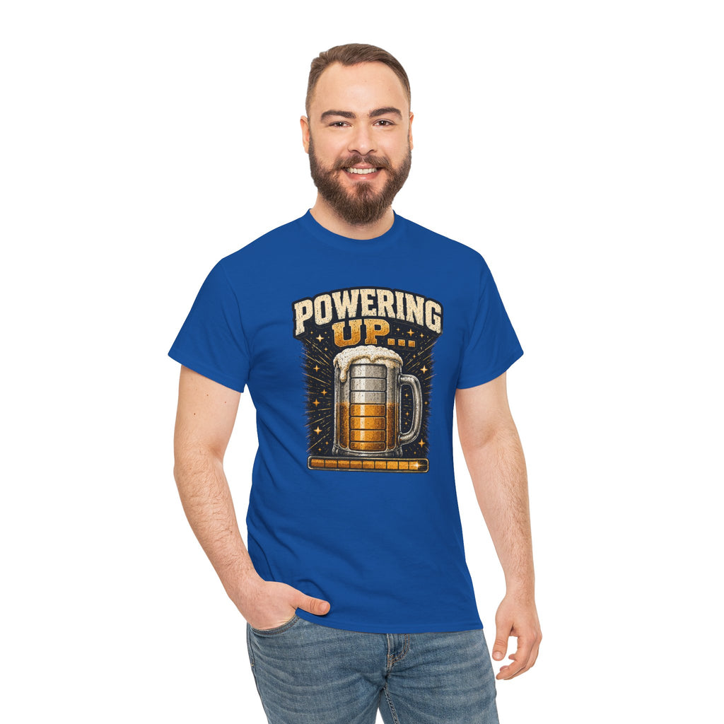 Powering Up Beer Mug T‑Shirt
