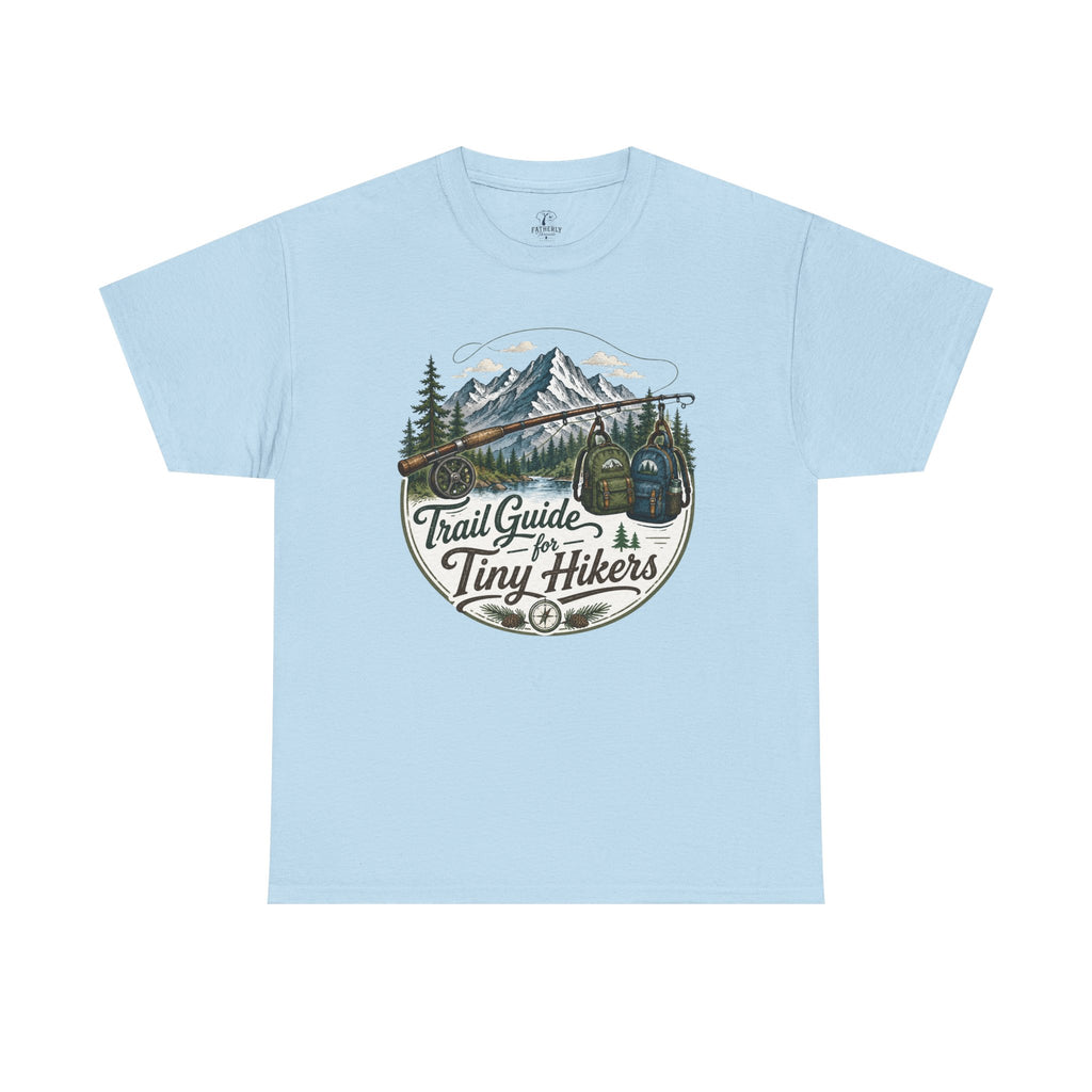 Trail Guide for Tiny Hikers TShirt Mountain Hiking Badge Tee