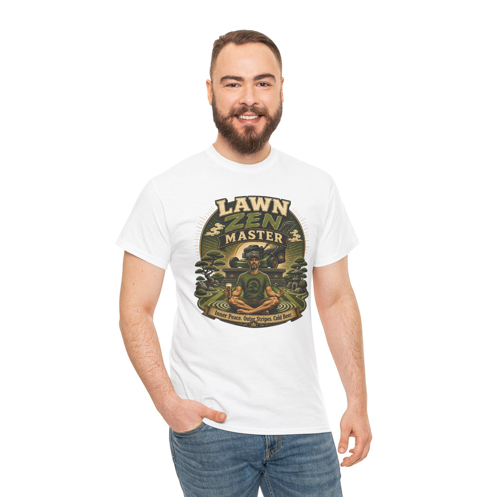 Lawn Zen Master T-Shirt – Gardening Humor Tee