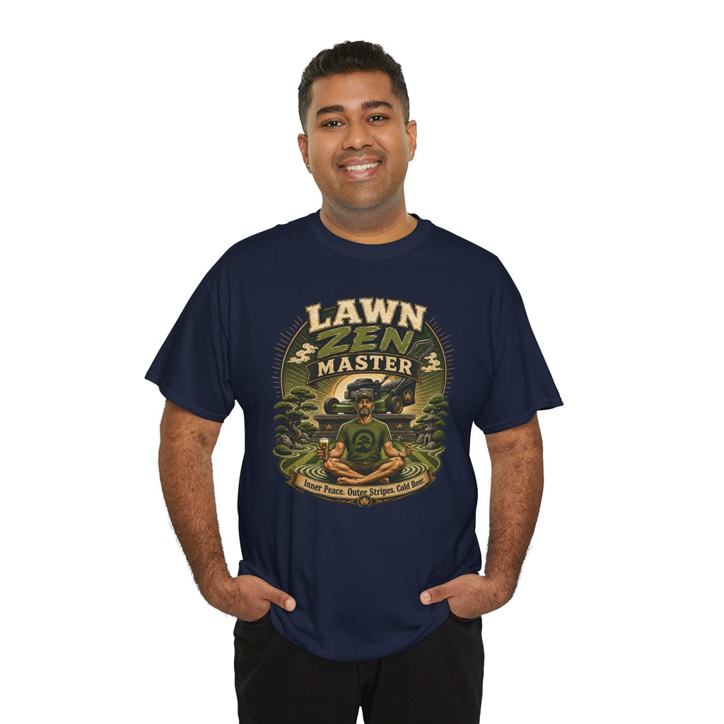 Lawn Zen Master T-Shirt – Gardening Humor Tee