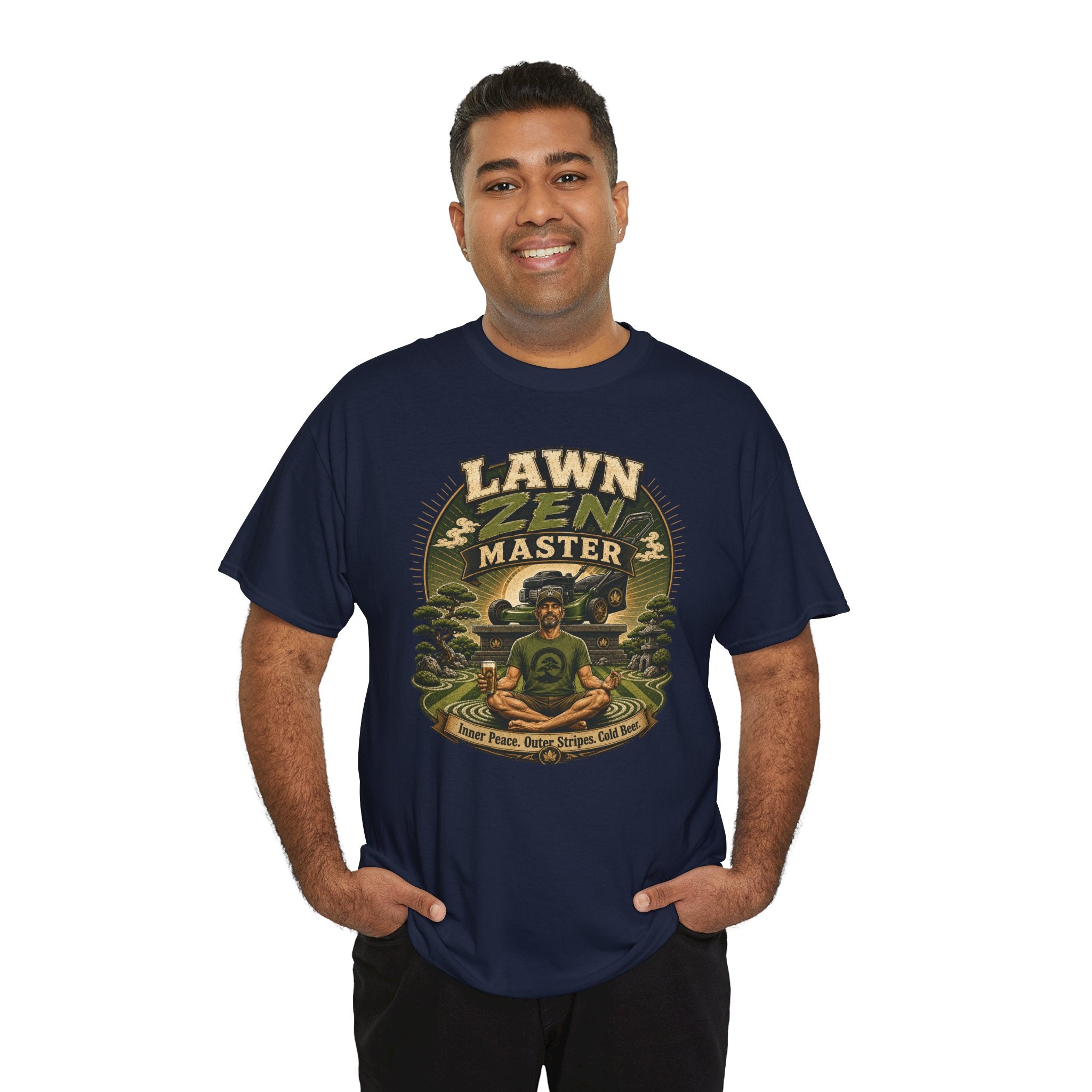 Lawn Zen Master T-Shirt – Gardening Humor Tee