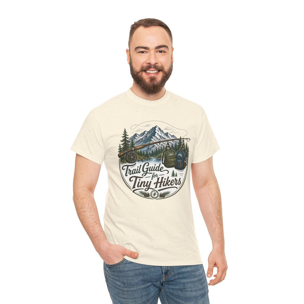 Trail Guide for Tiny Hikers TShirt Mountain Hiking Badge Tee