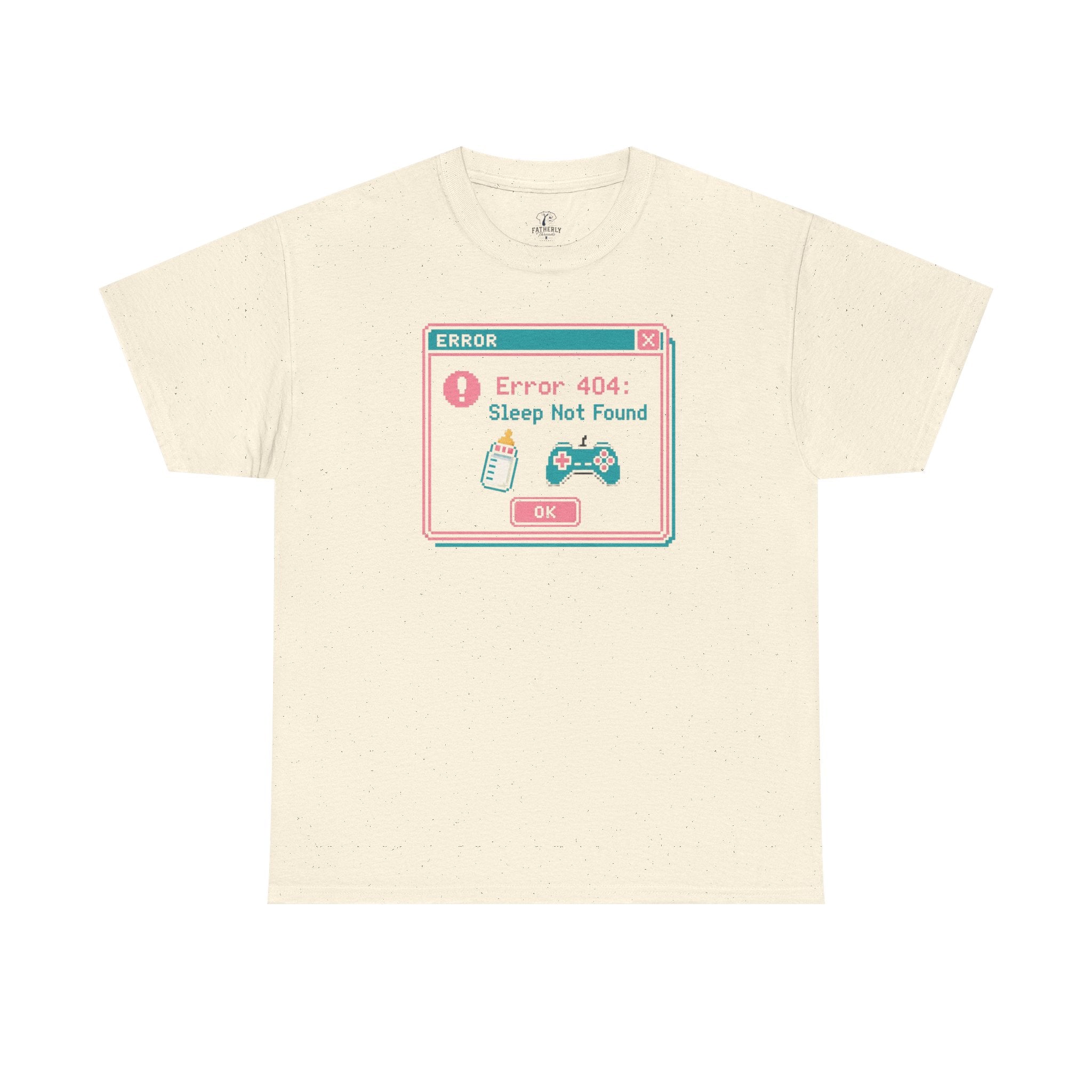 Error 404 "Sleep Not Found" Tee Cute Gamer Vaporwave Graphic TShirt