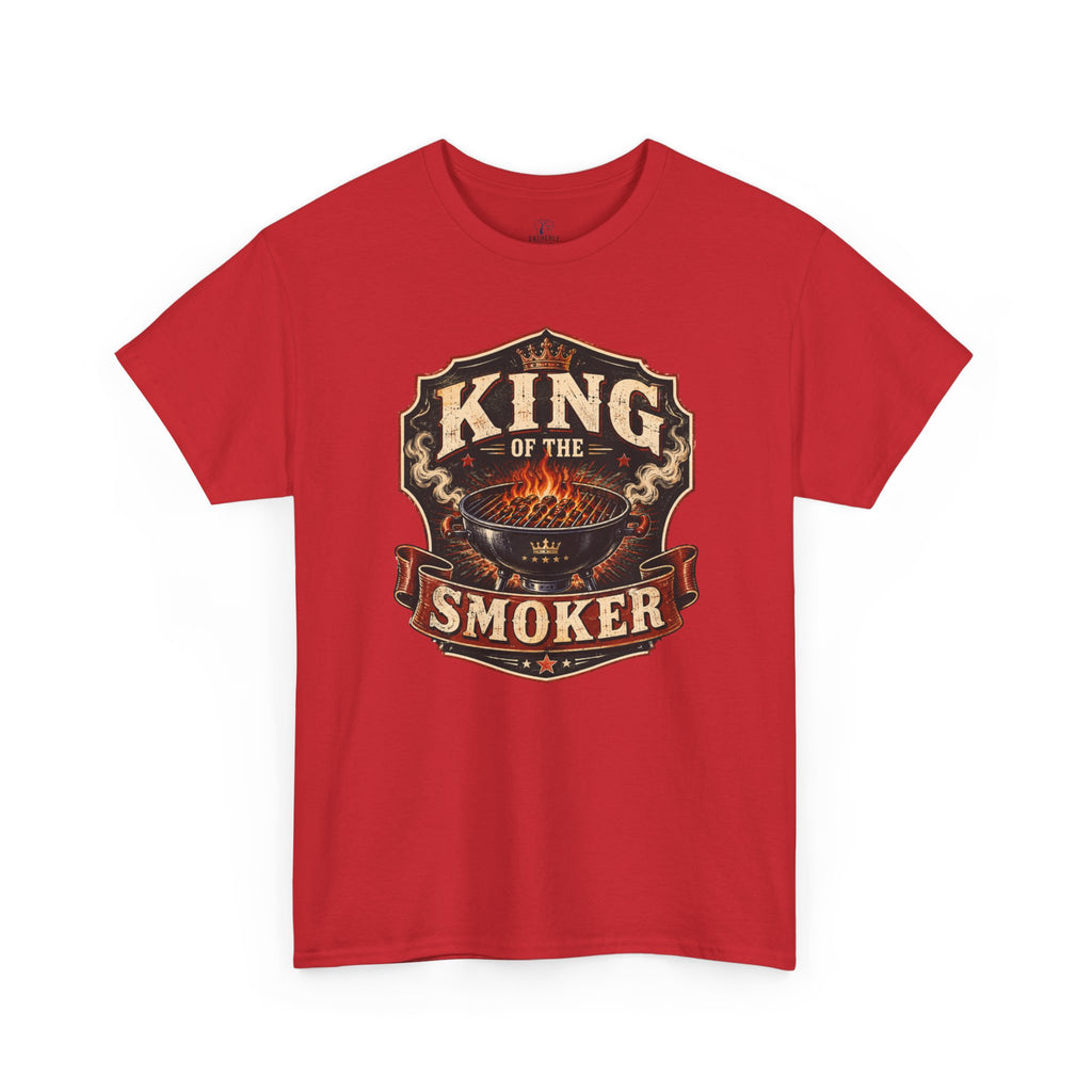 King of the Smoker TShirt  BBQ Grill Master Graphic Tee