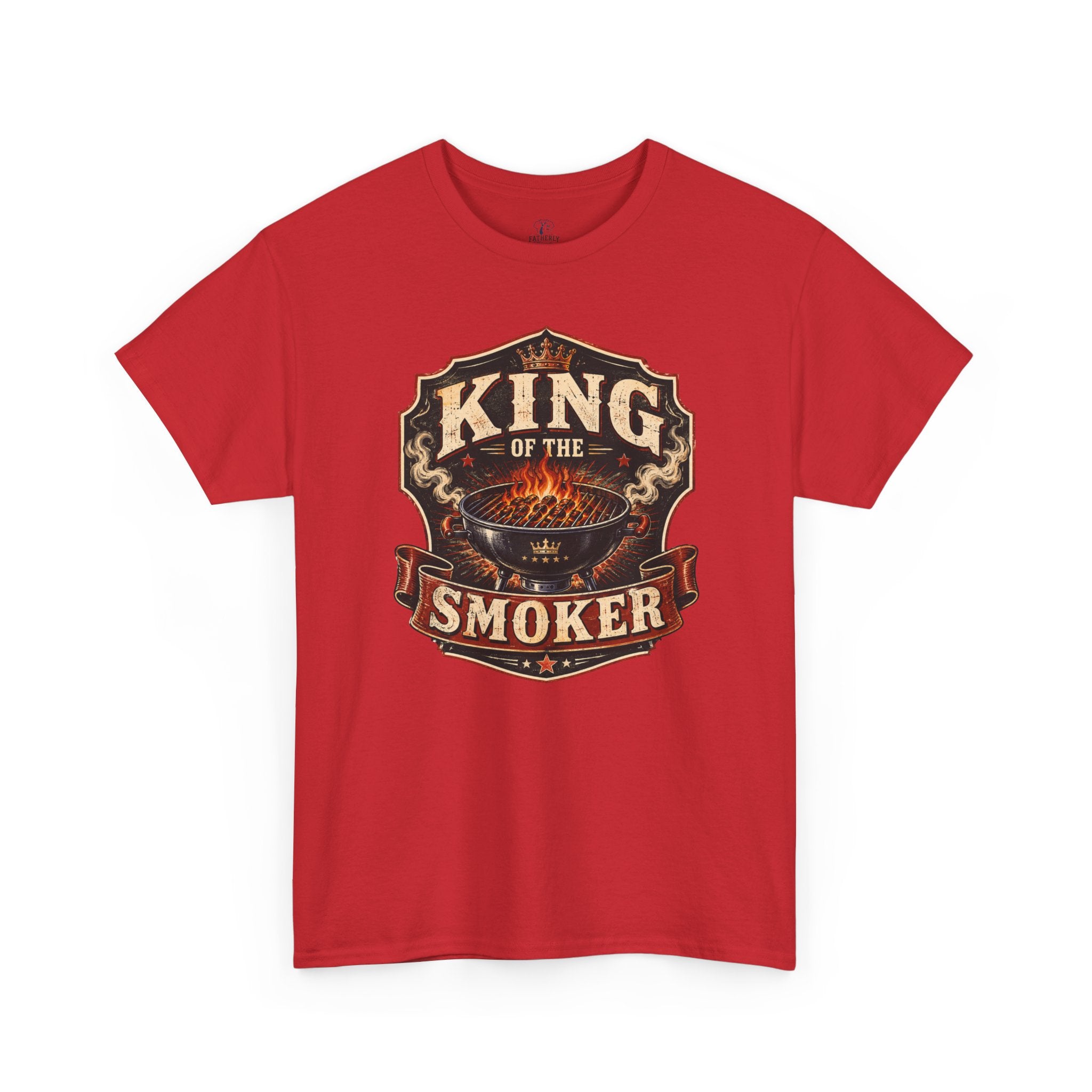 King of the Smoker TShirt  BBQ Grill Master Graphic Tee