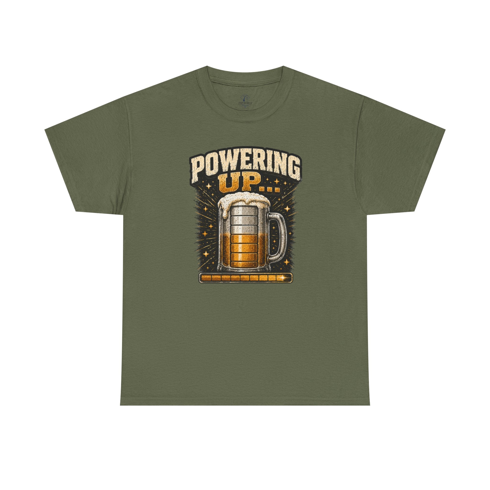 Powering Up Beer Mug T‑Shirt