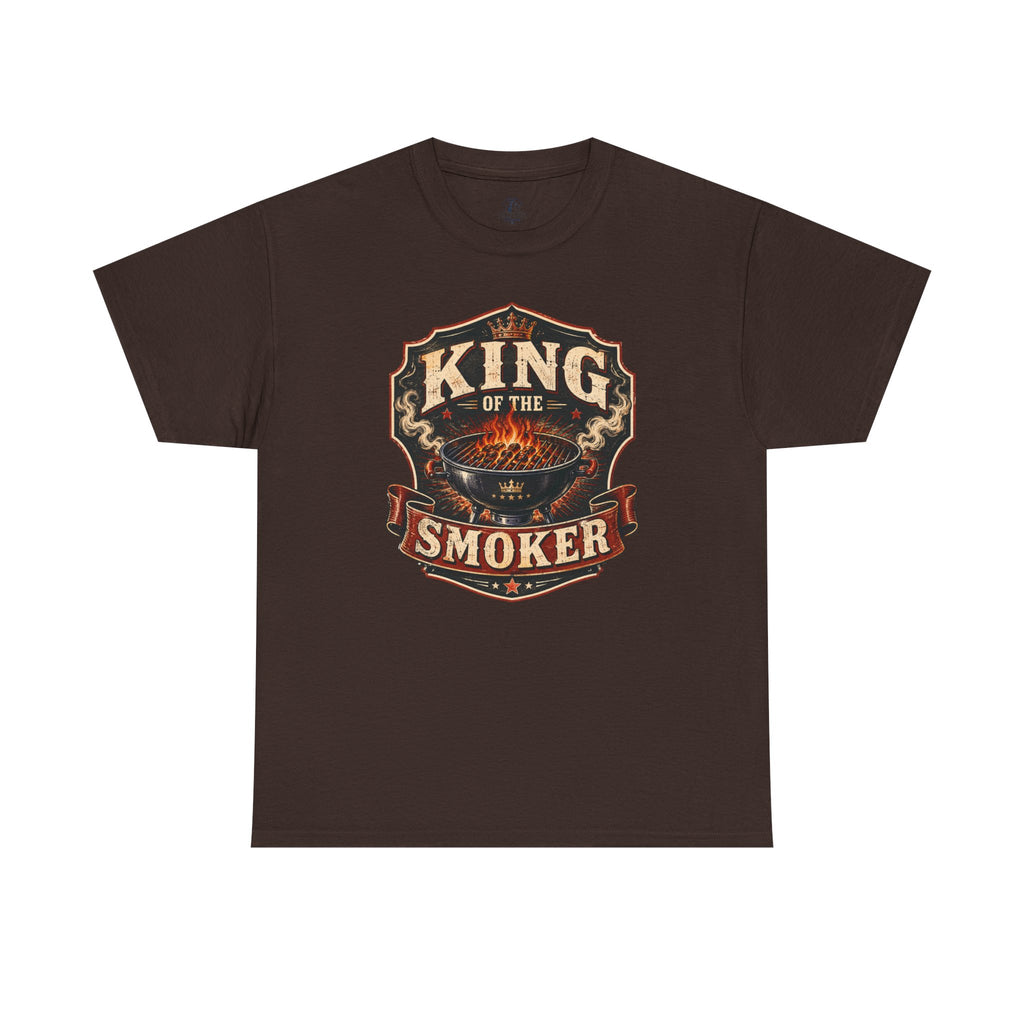 King of the Smoker TShirt  BBQ Grill Master Graphic Tee