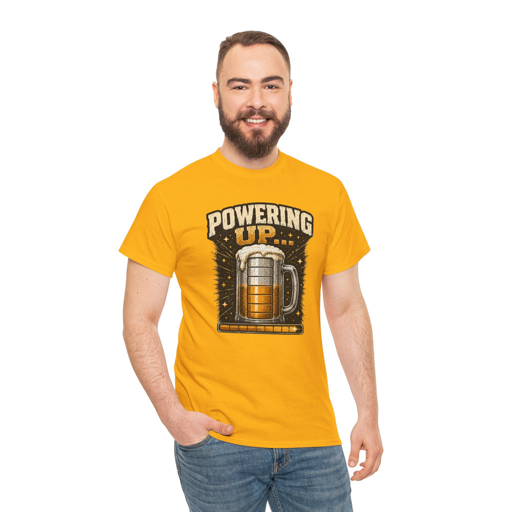 Powering Up Beer Mug T‑Shirt