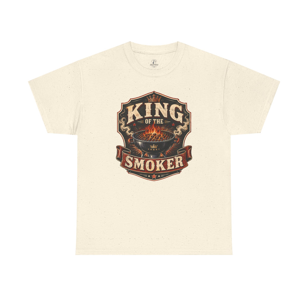 King of the Smoker TShirt  BBQ Grill Master Graphic Tee