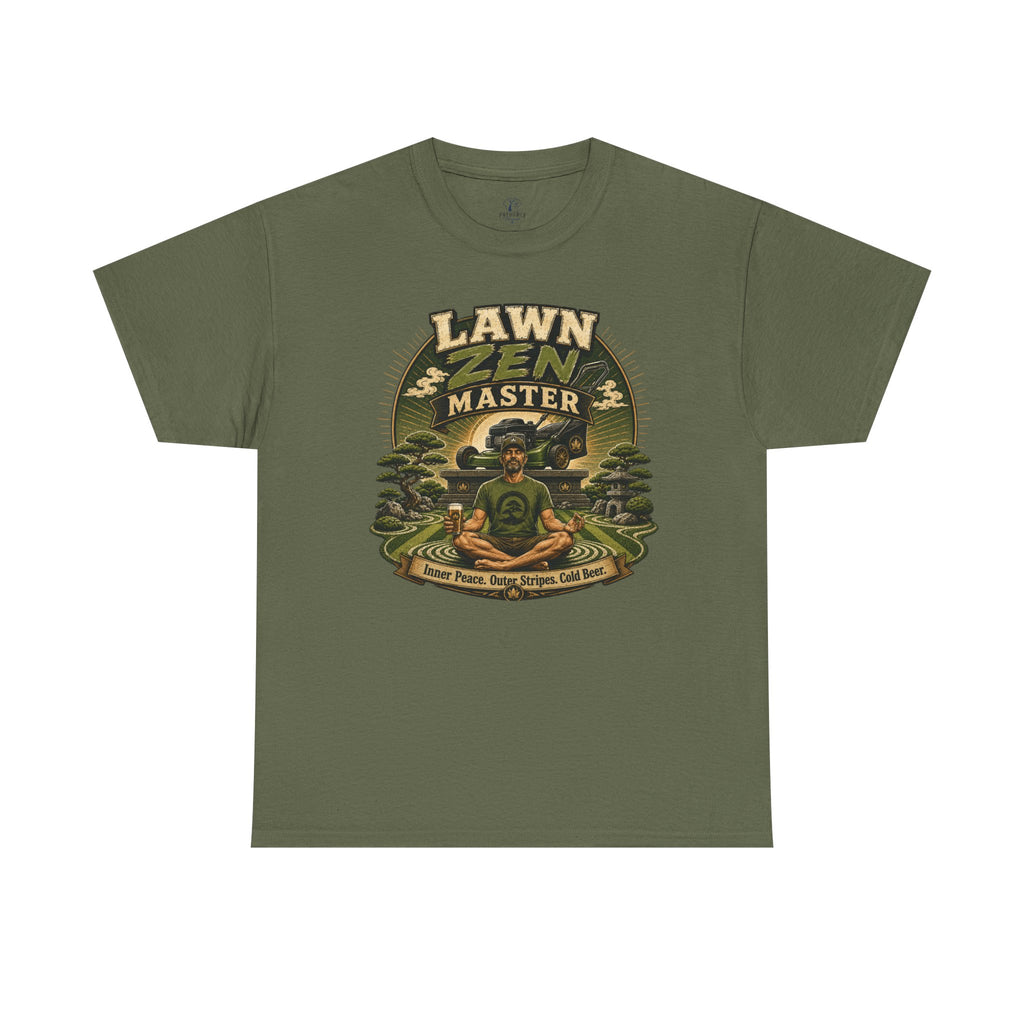 Lawn Zen Master T-Shirt – Gardening Humor Tee