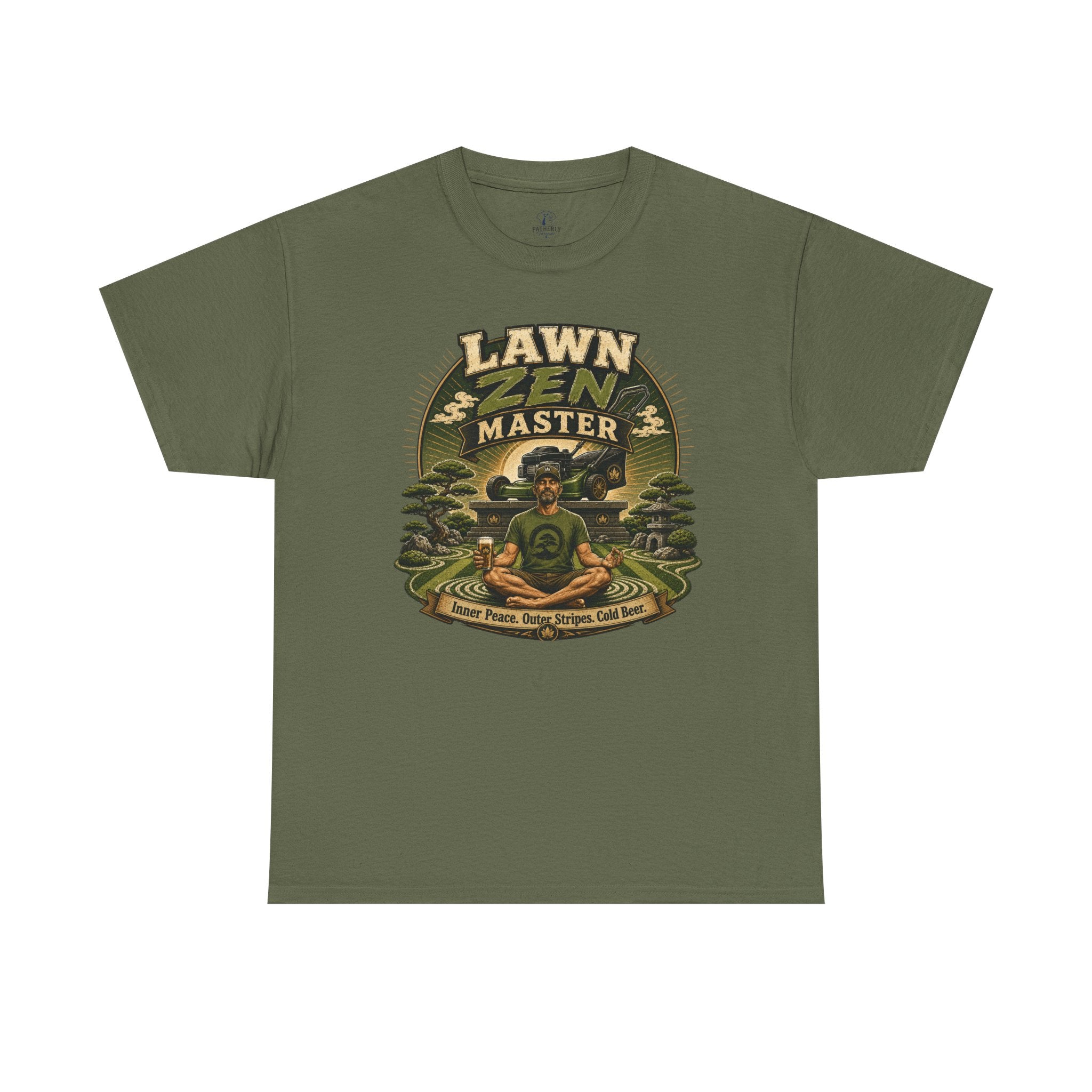 Lawn Zen Master T-Shirt – Gardening Humor Tee