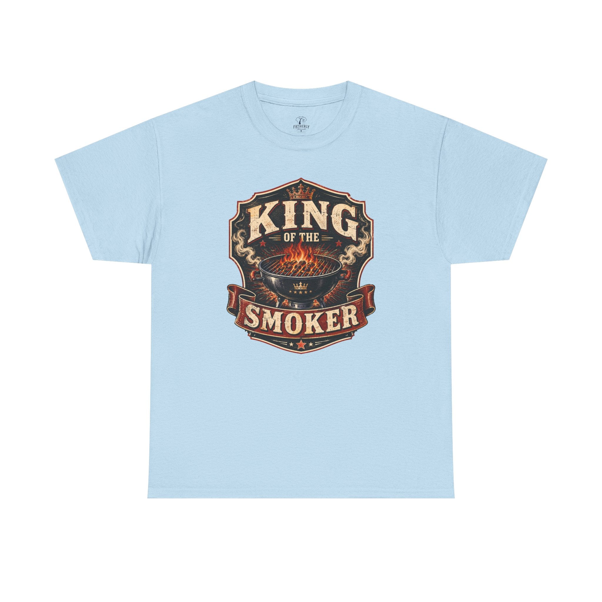 King of the Smoker TShirt  BBQ Grill Master Graphic Tee