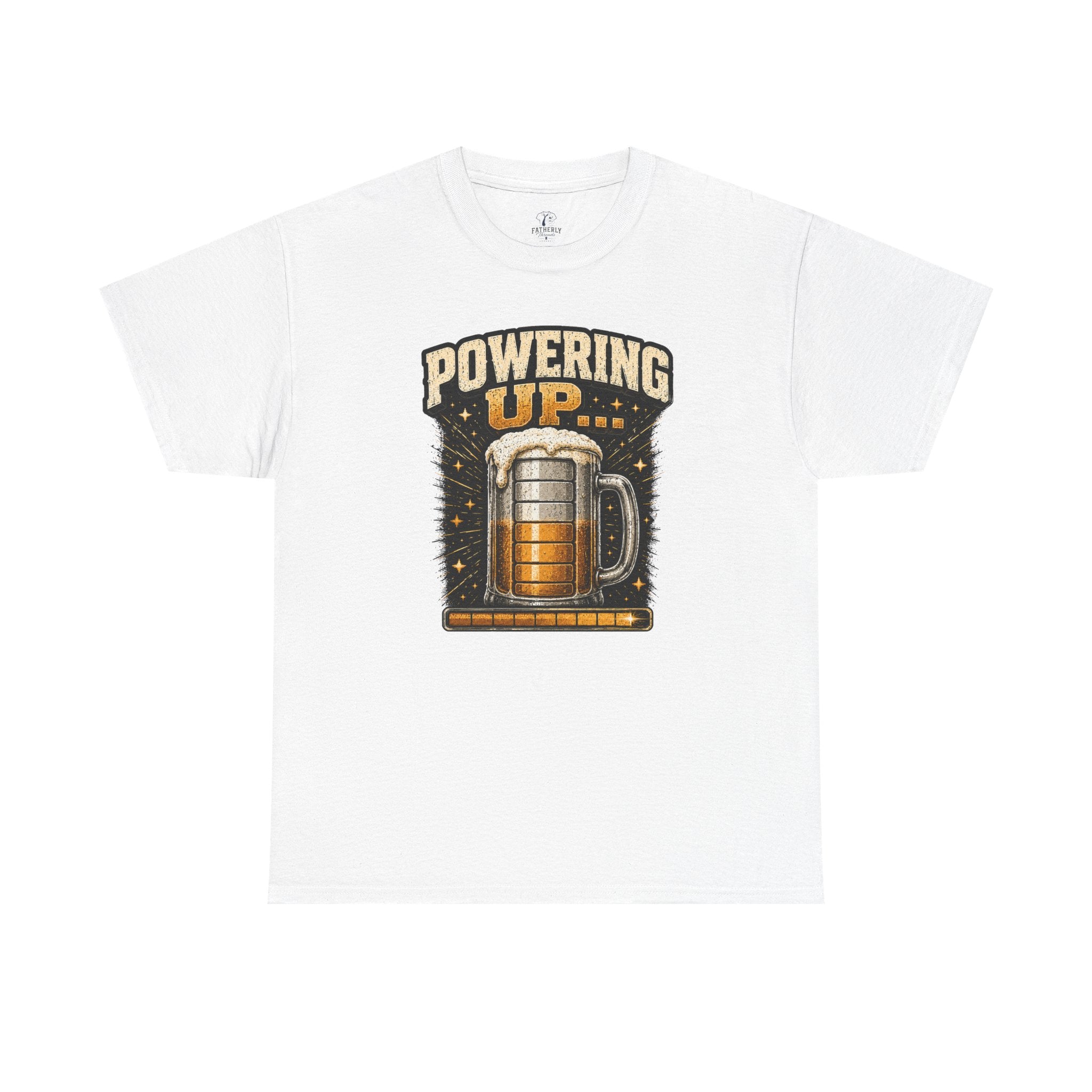 Powering Up Beer Mug T‑Shirt
