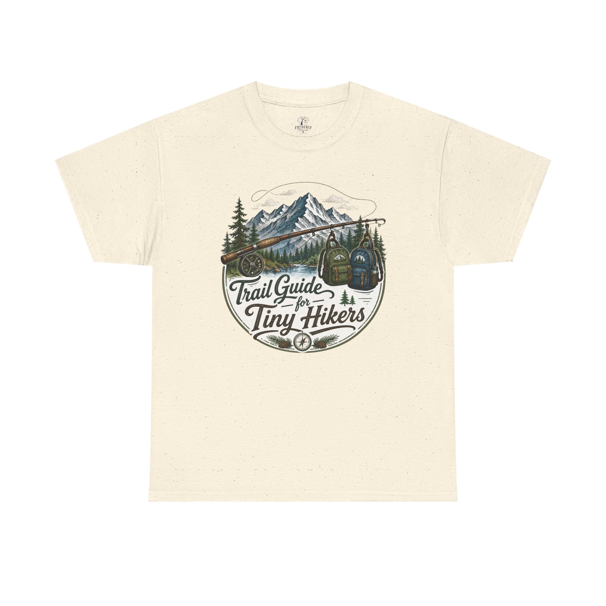 Trail Guide for Tiny Hikers TShirt Mountain Hiking Badge Tee