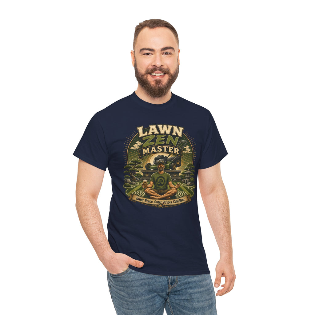 Lawn Zen Master T-Shirt – Gardening Humor Tee