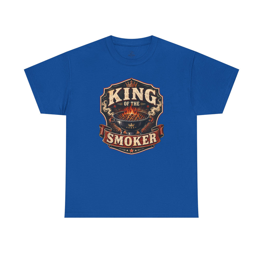 King of the Smoker TShirt  BBQ Grill Master Graphic Tee