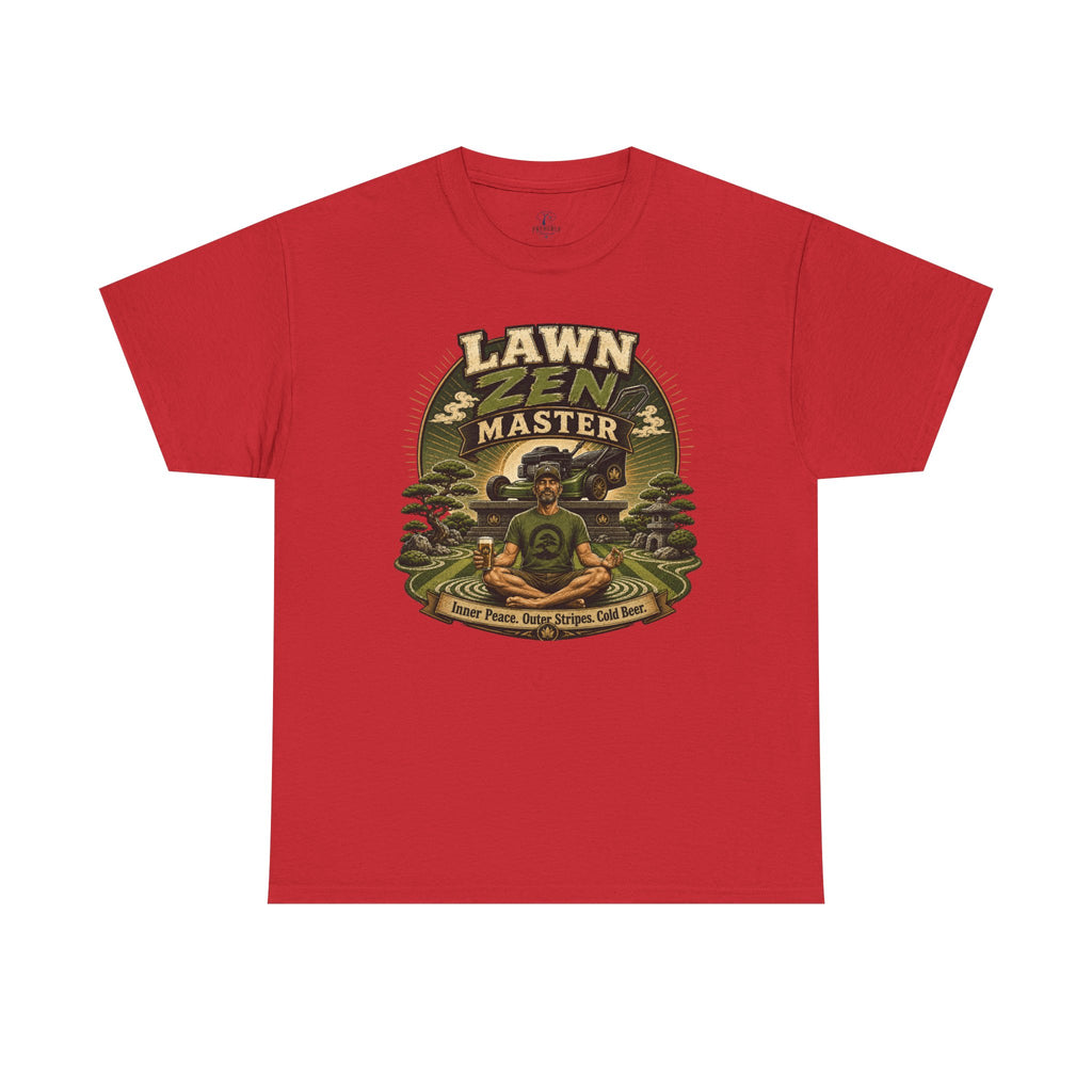 Lawn Zen Master T-Shirt – Gardening Humor Tee