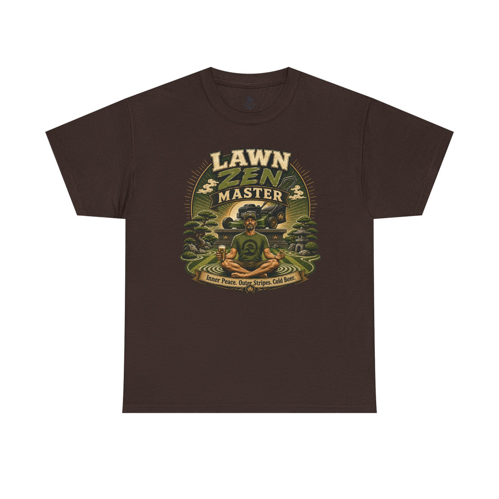 Lawn Zen Master T-Shirt – Gardening Humor Tee