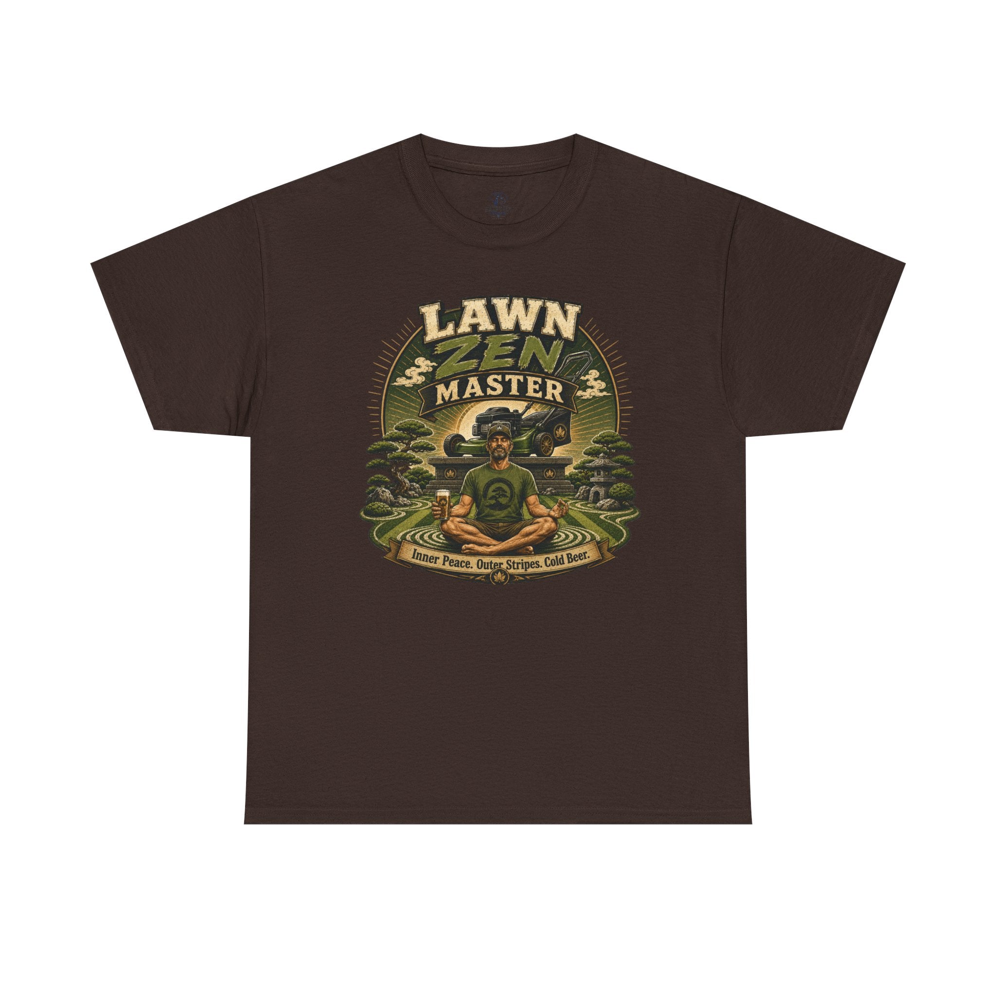 Lawn Zen Master T-Shirt – Gardening Humor Tee