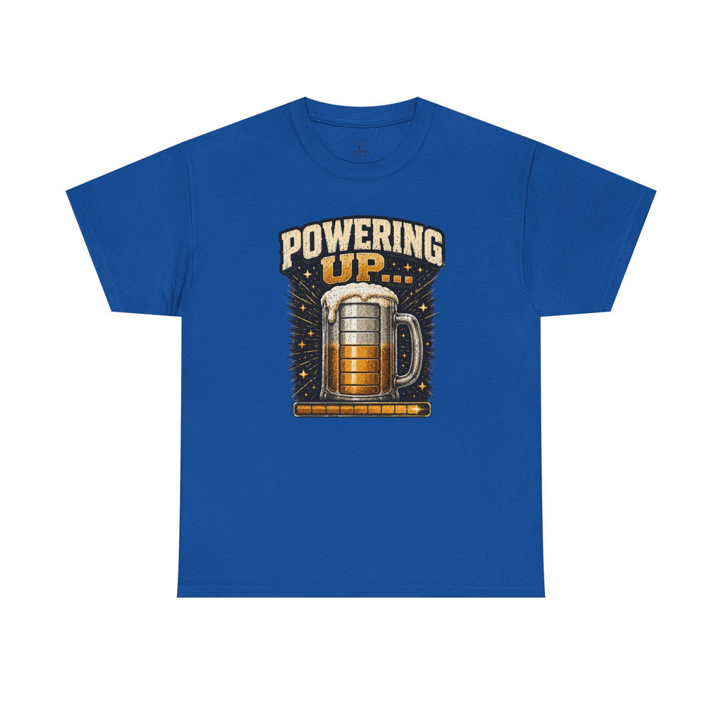 Powering Up Beer Mug T‑Shirt
