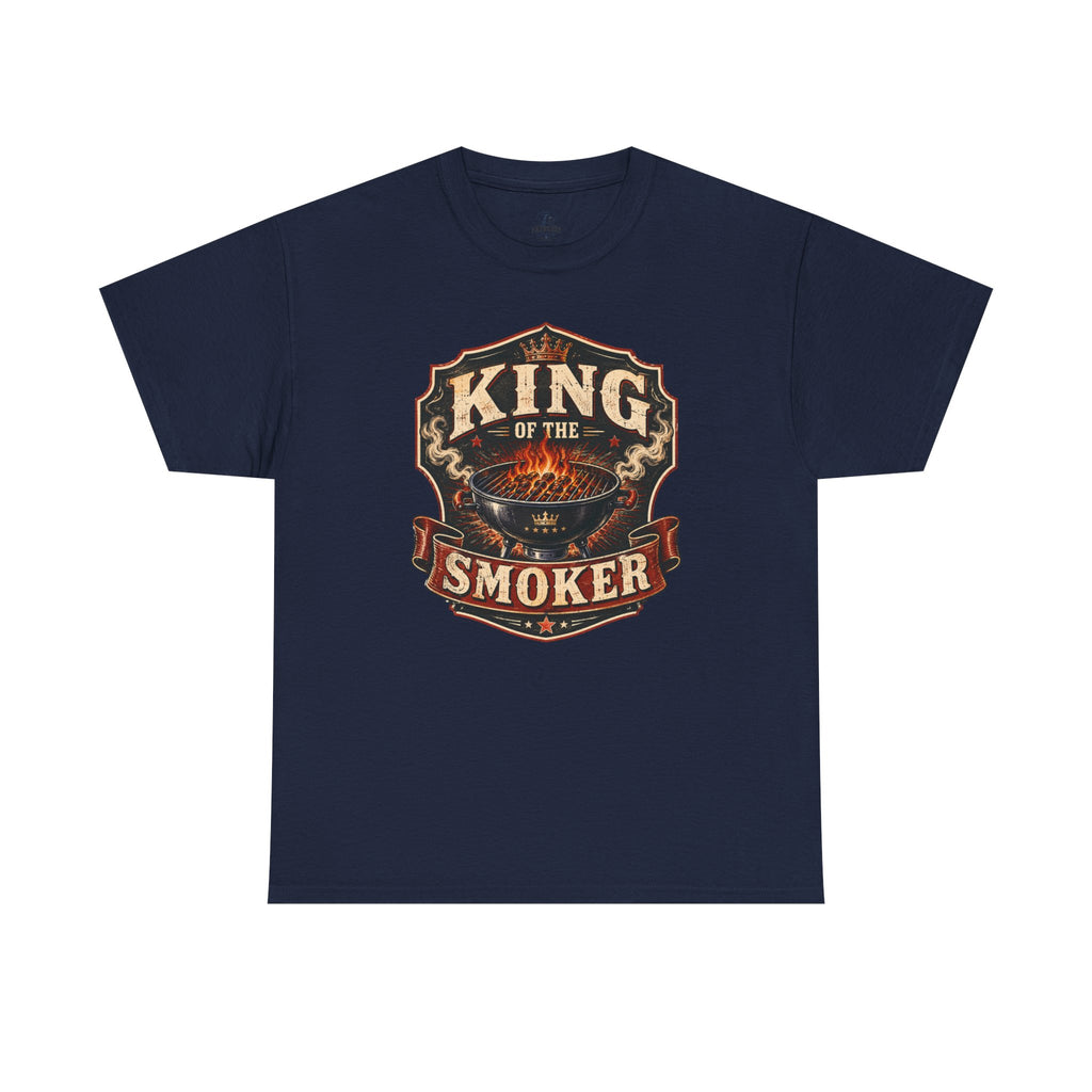 King of the Smoker TShirt  BBQ Grill Master Graphic Tee
