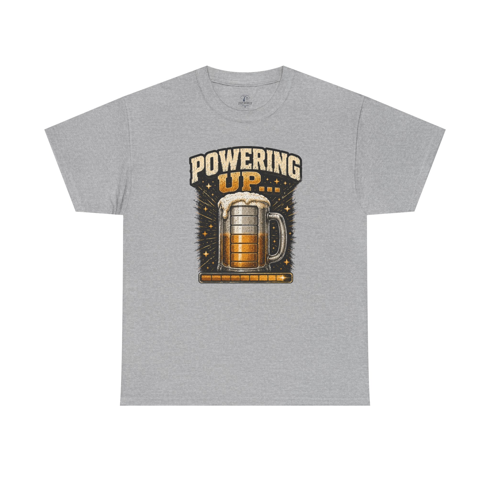 Powering Up Beer Mug T‑Shirt
